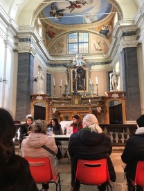 Bild Buchpräsentation beim Festival "A mano libera" in Corio 2025 (Bild: Sylvia Haendschke)